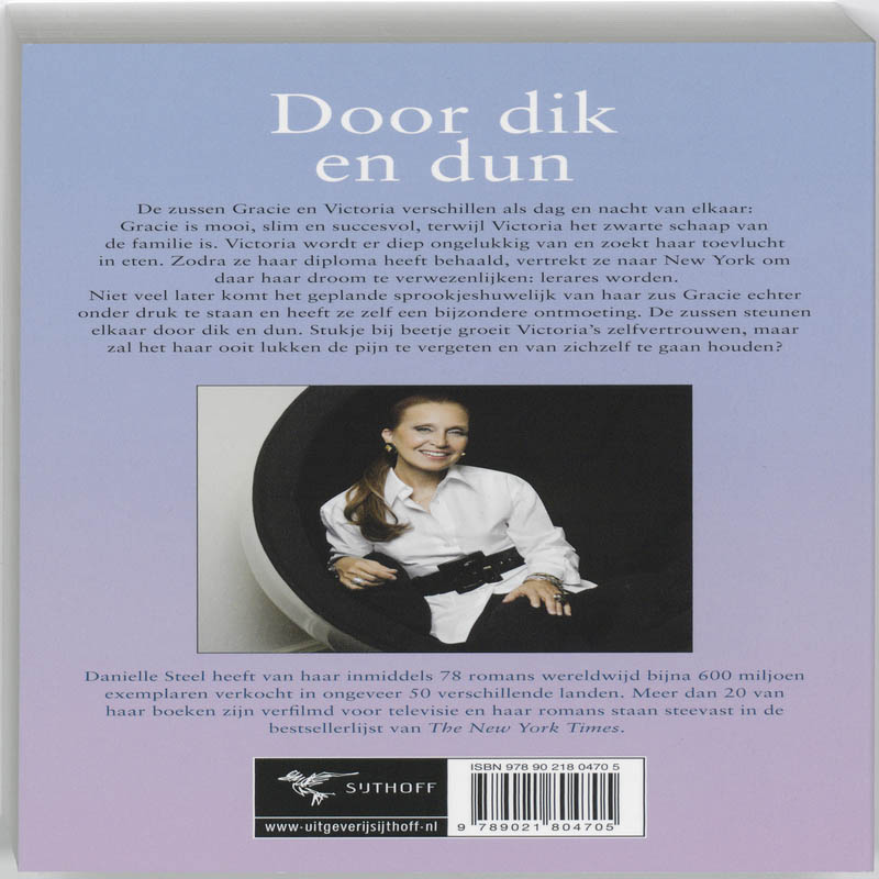 Achterkant van Door dik en dun