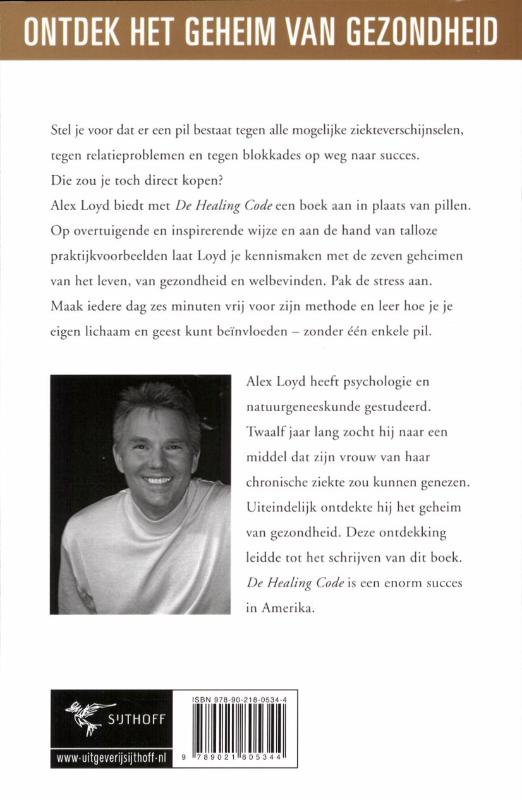 Achterkant van De Healing Code