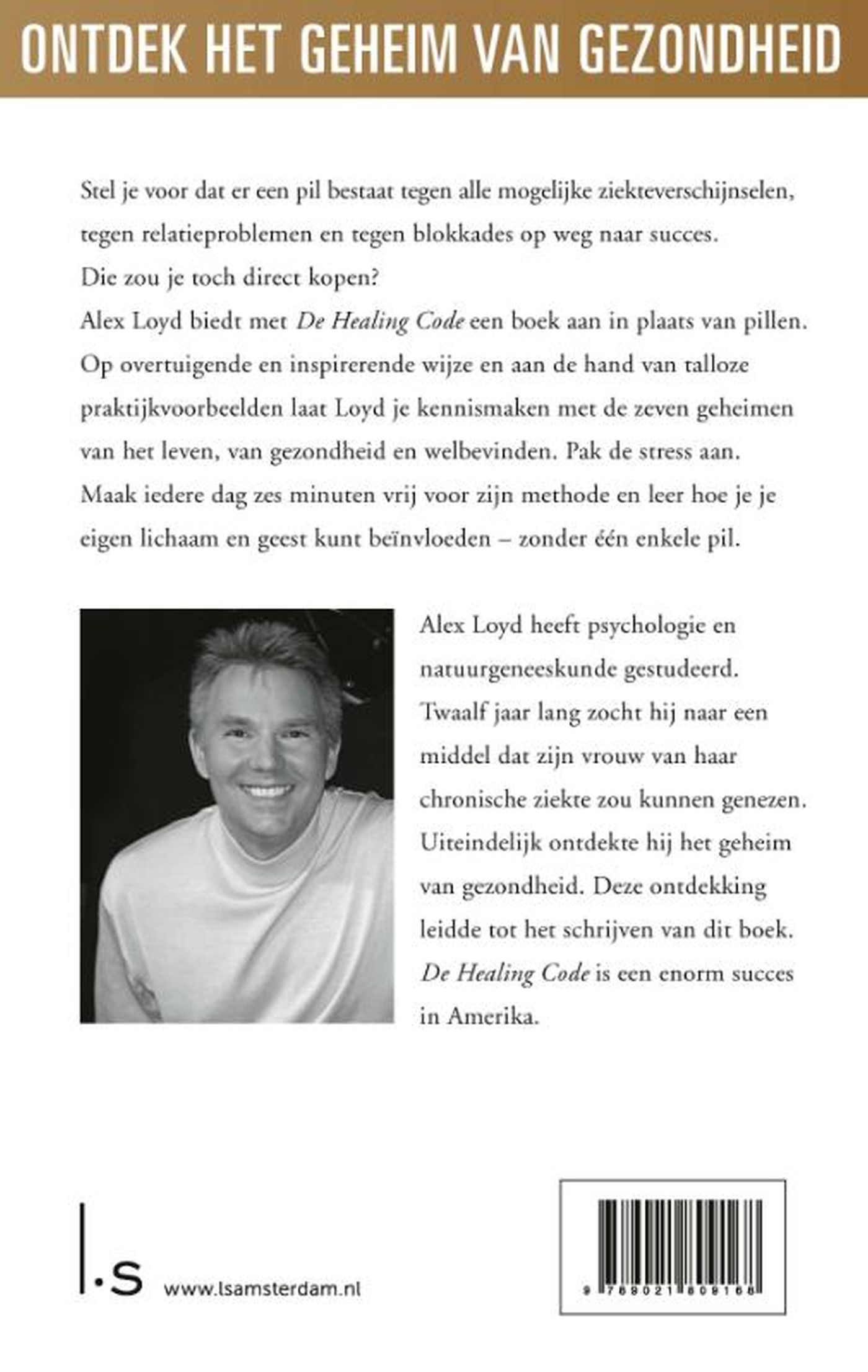Achterkant van De Healing Code
