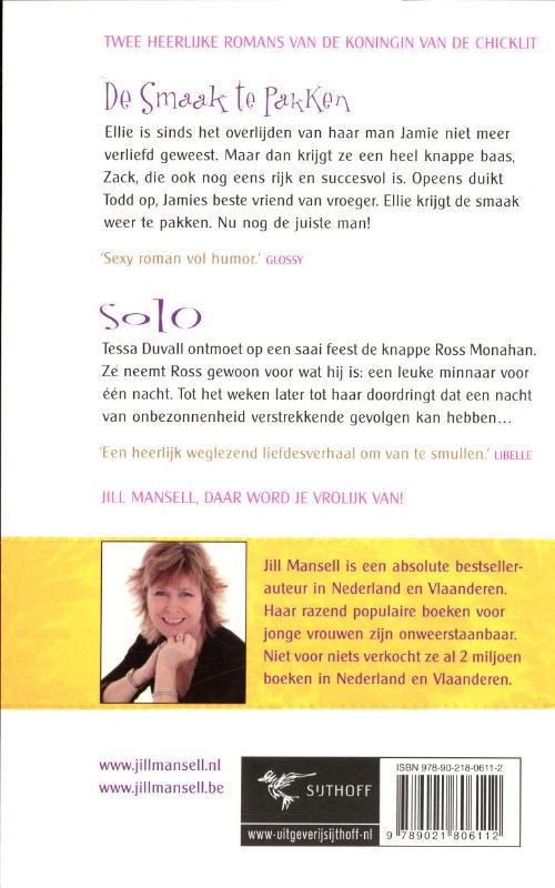 Achterkant van De smaak te pakken / Solo