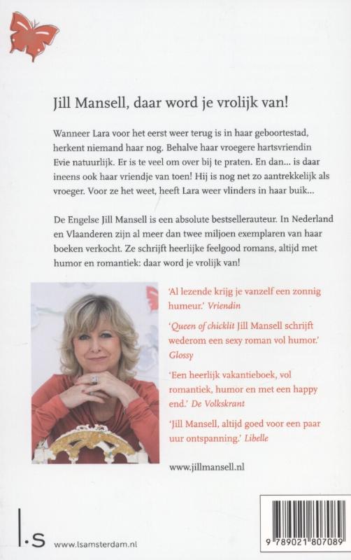 Achterkant van Vlinders voor altijd