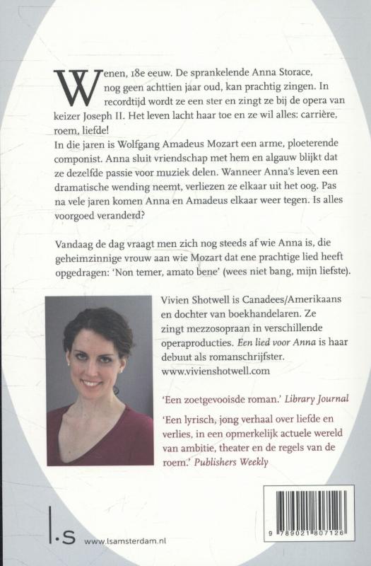 Achterkant van Een lied voor Anna