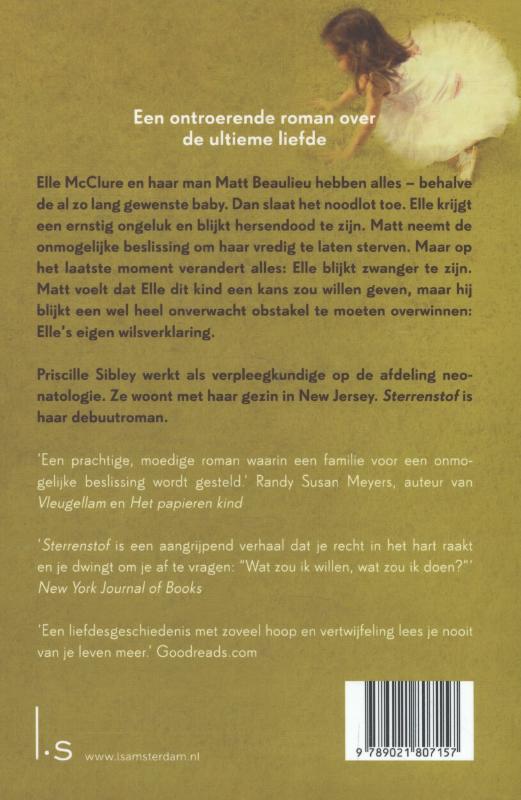 Achterkant van Sterrenstof