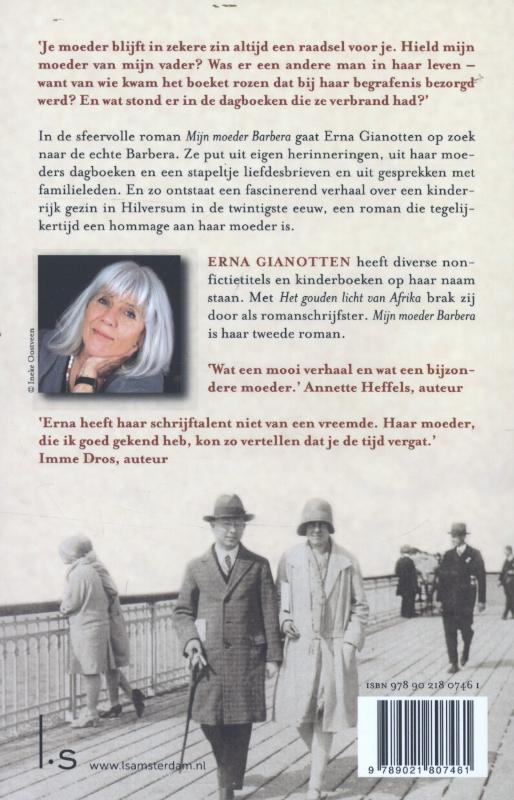 Achterkant van Mijn moeder Barbera