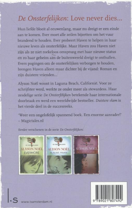 Achterkant van Duistere vlam