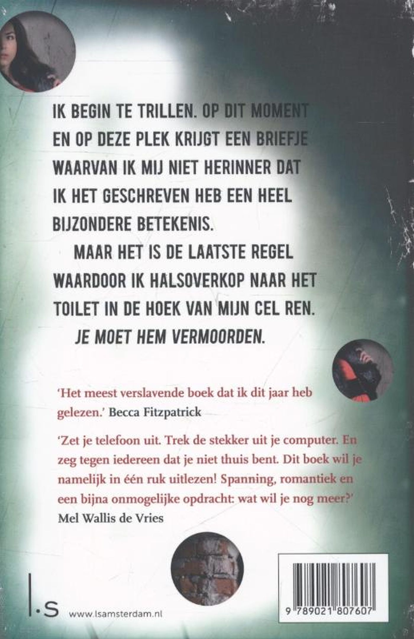 Achterkant van Ik besta niet
