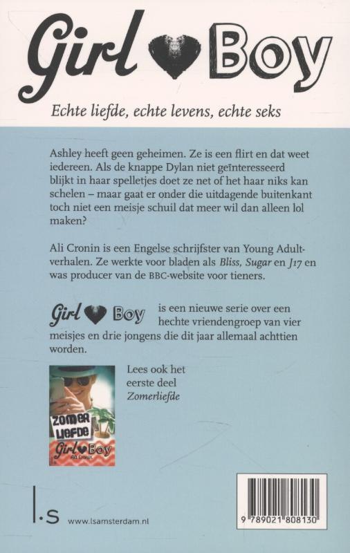 Achterkant van Gezocht: lief meisje
