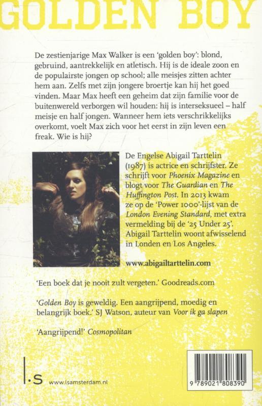 Achterkant van Golden boy