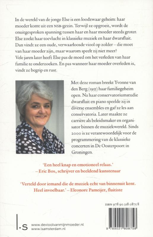 Achterkant van De viool van mijn moeder