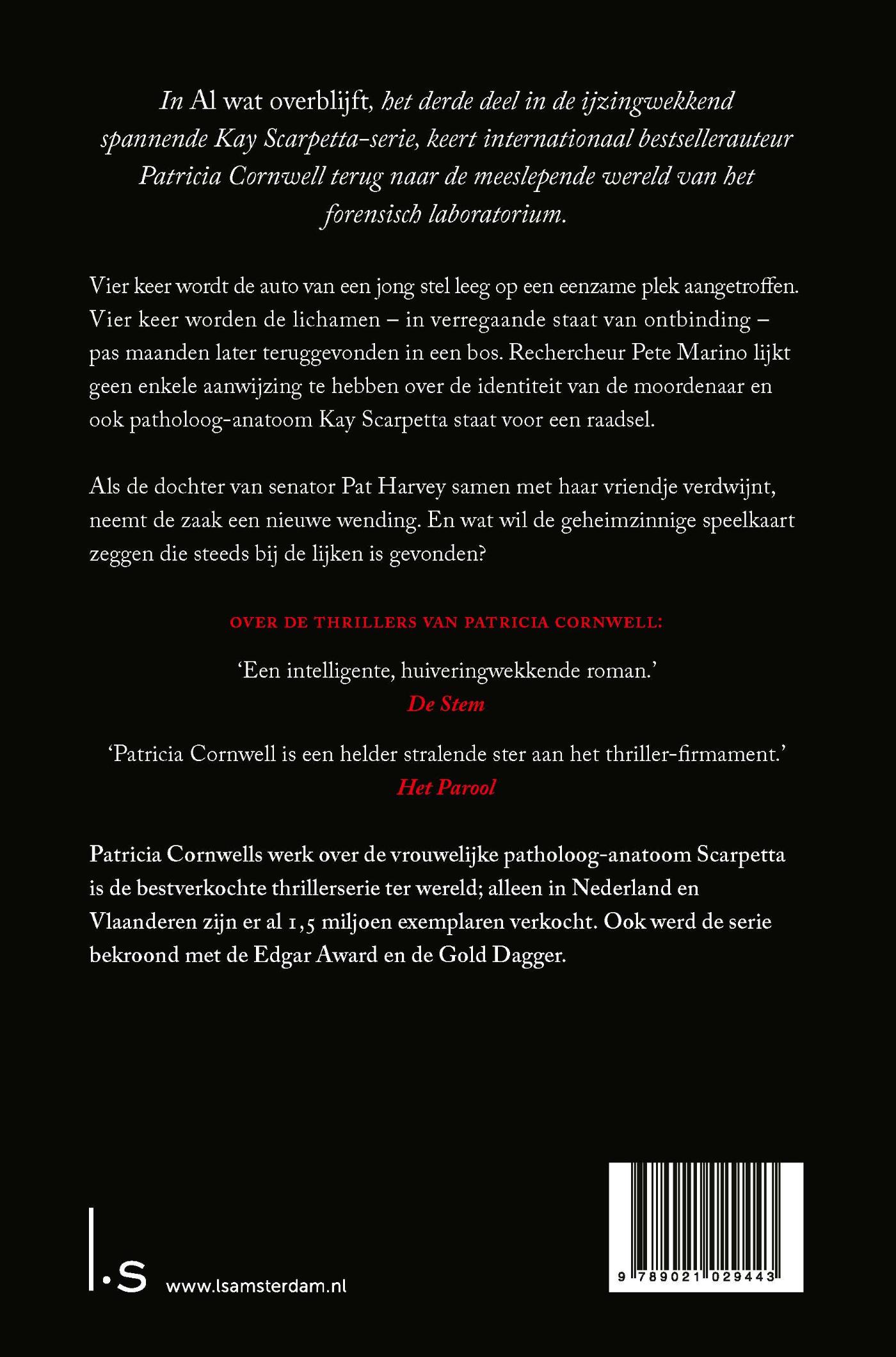 Achterkant van Al wat overblijft