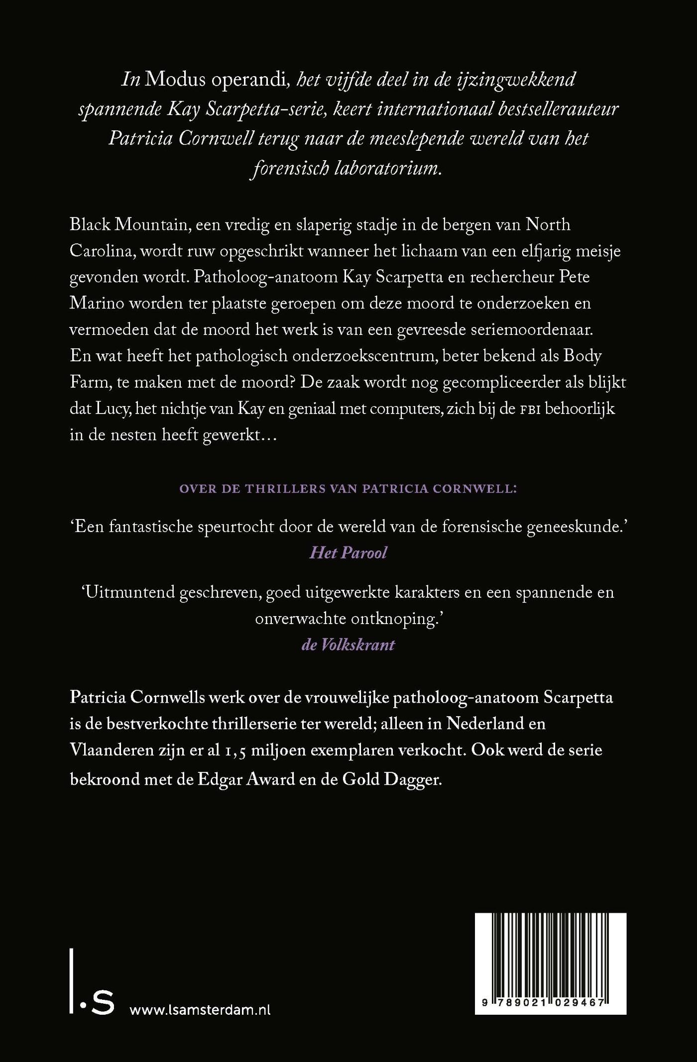 Achterkant van Modus operandi