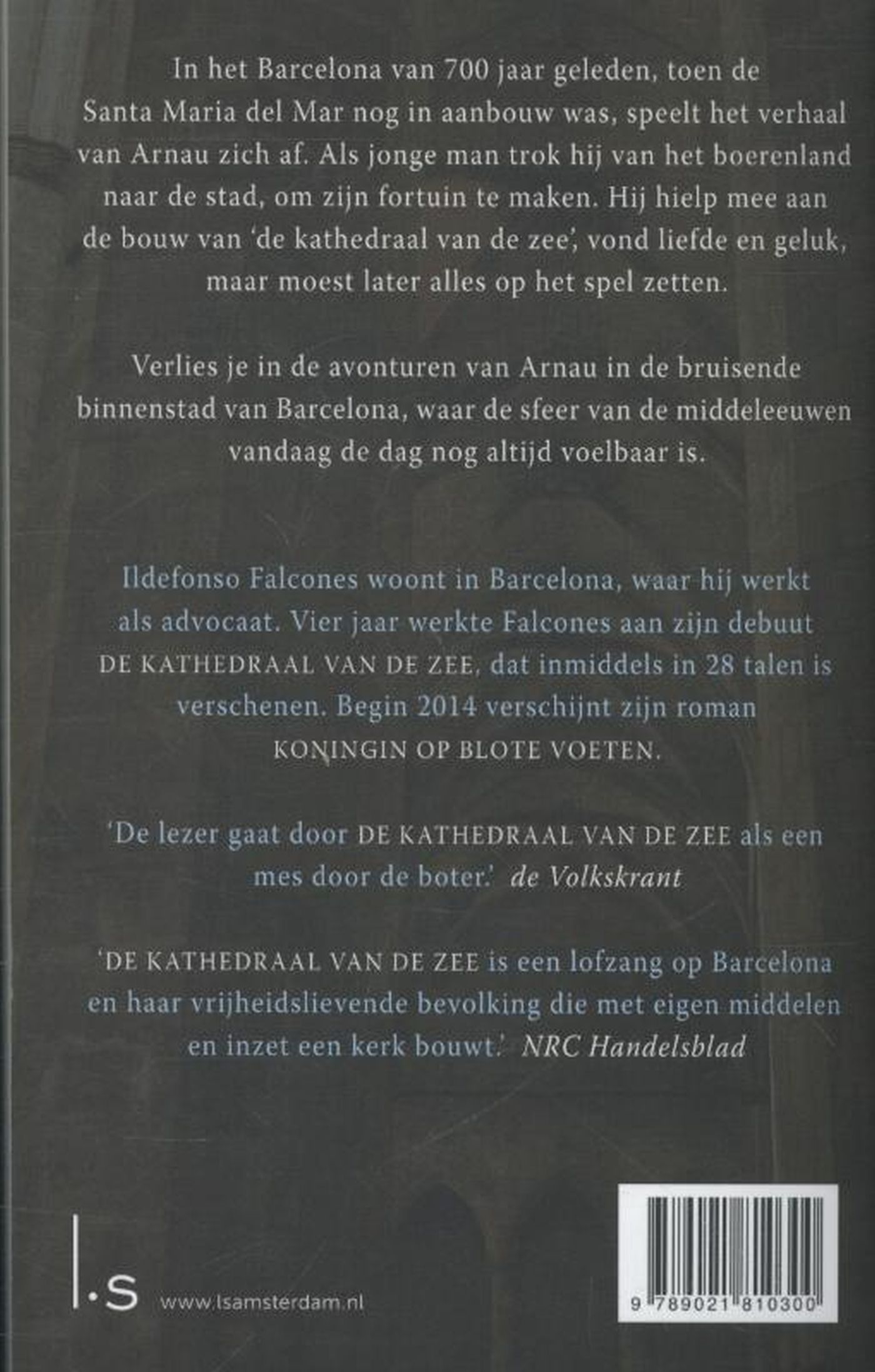 Achterkant van De kathedraal van de zee