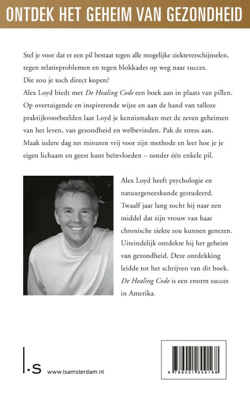 Achterkant van De healing code