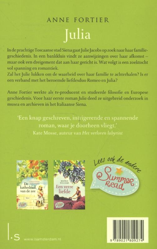 Achterkant van Julia