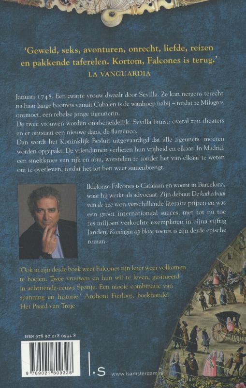 Achterkant van Koningin op blote voeten