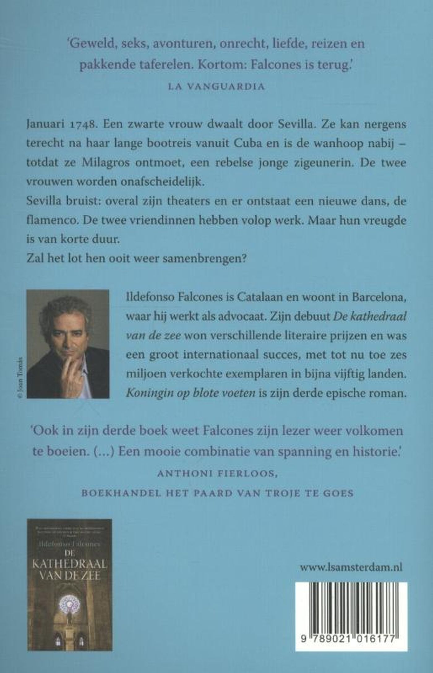 Achterkant van Koningin op blote voeten