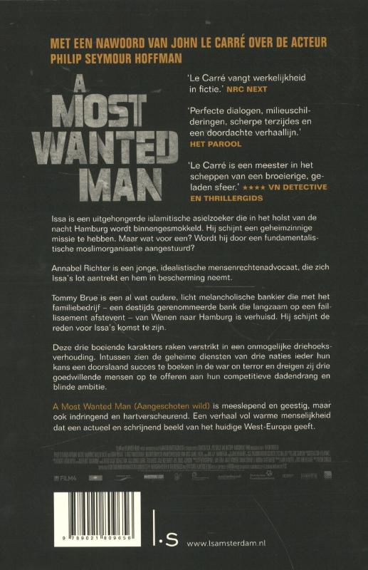 Achterkant van A most wanted man