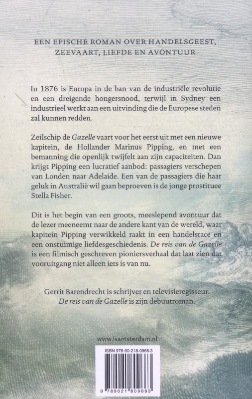 Achterkant van De reis van de Gazelle