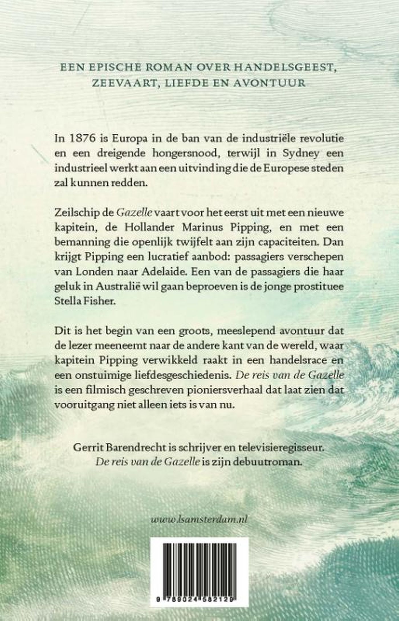 Achterkant van De reis van de Gazelle