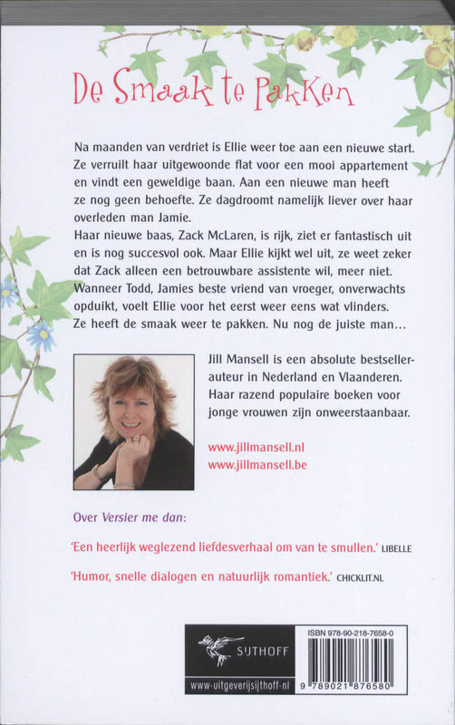 Achterkant van De smaak te pakken