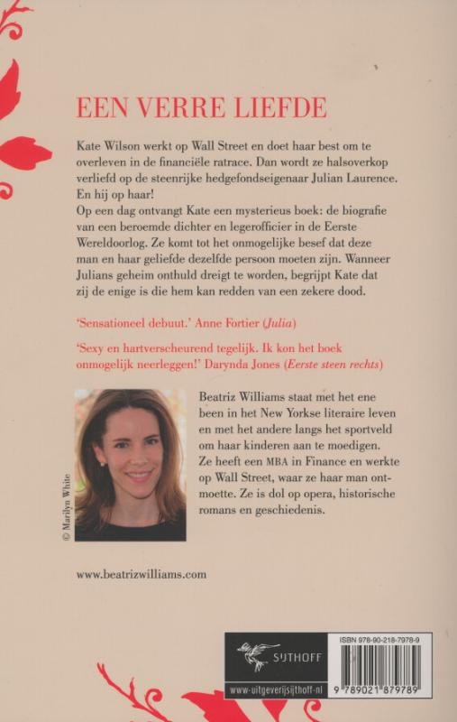 Achterkant van Een verre liefde