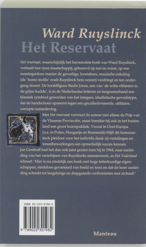Achterkant van Het reservaat