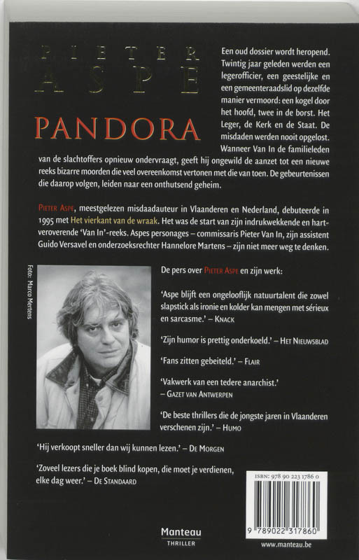 Achterkant van Pandora