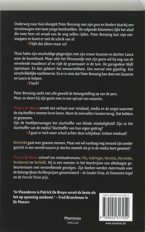 Achterkant van Verminkt