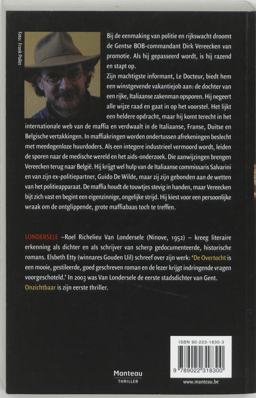 Achterkant van Onzichtbaar