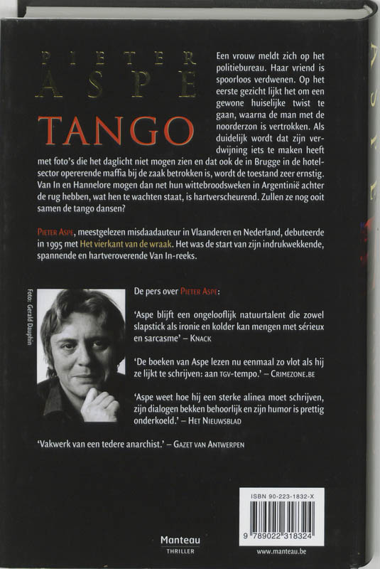 Achterkant van Tango