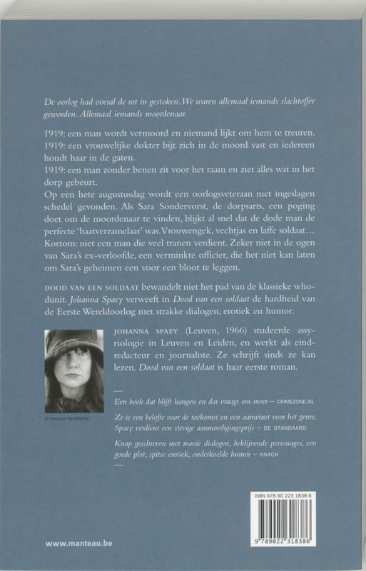 Achterkant van Dood van een soldaat