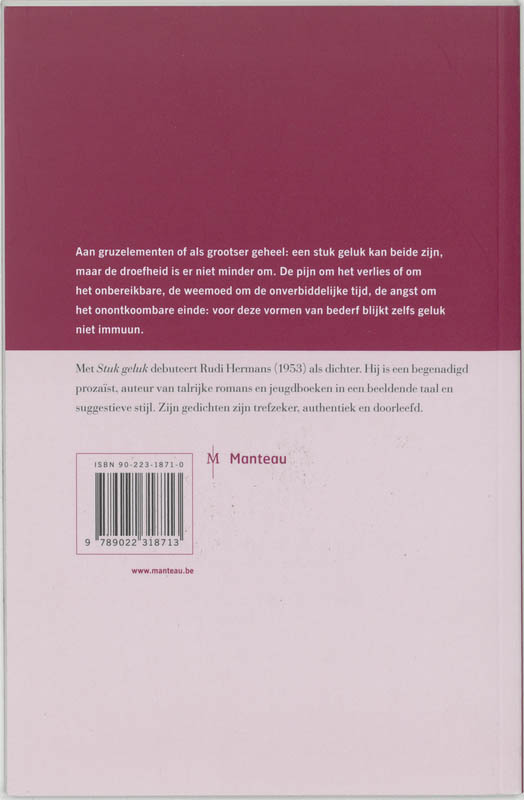 Achterkant van Stuk geluk