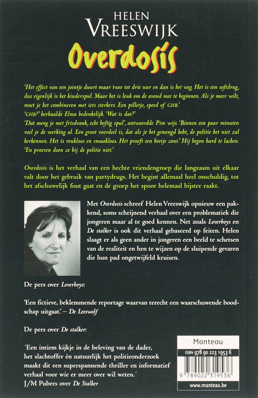 Achterkant van Overdosis
