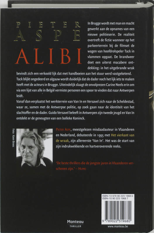 Achterkant van Alibi