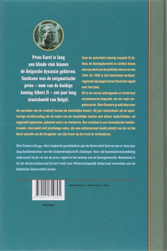 Achterkant van Prins Karel