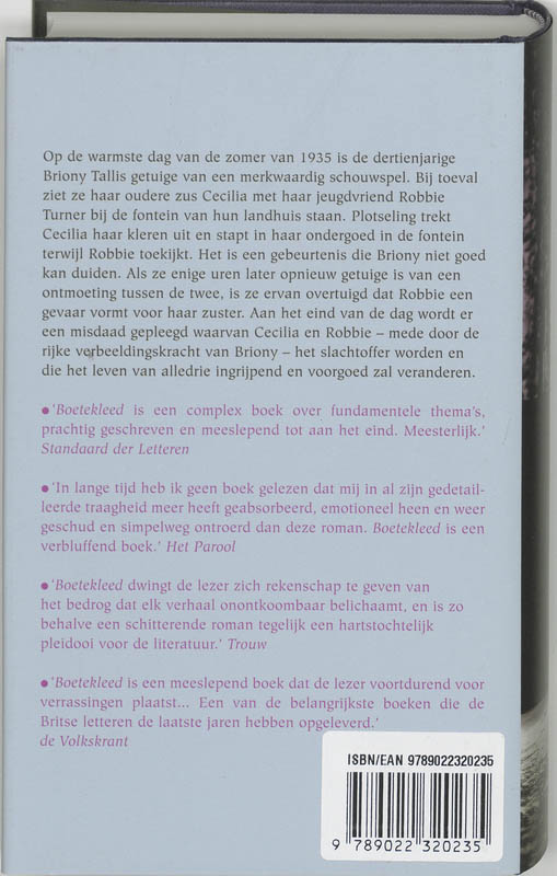 Achterkant van Boetekleed