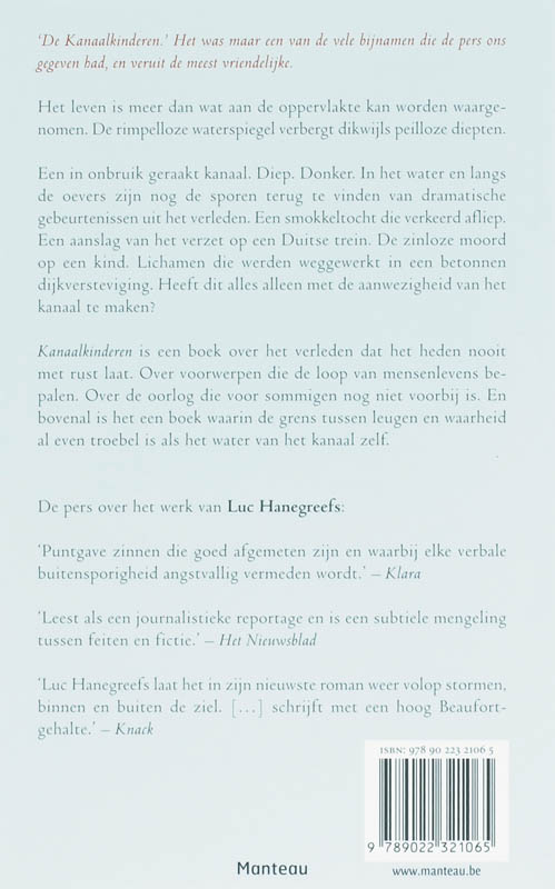 Achterkant van Kanaalkinderen