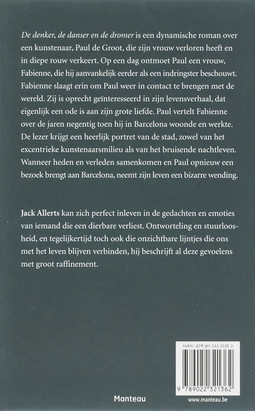Achterkant van De denker, de danser en de dromer