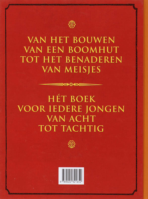 Achterkant van Het jongensboek
