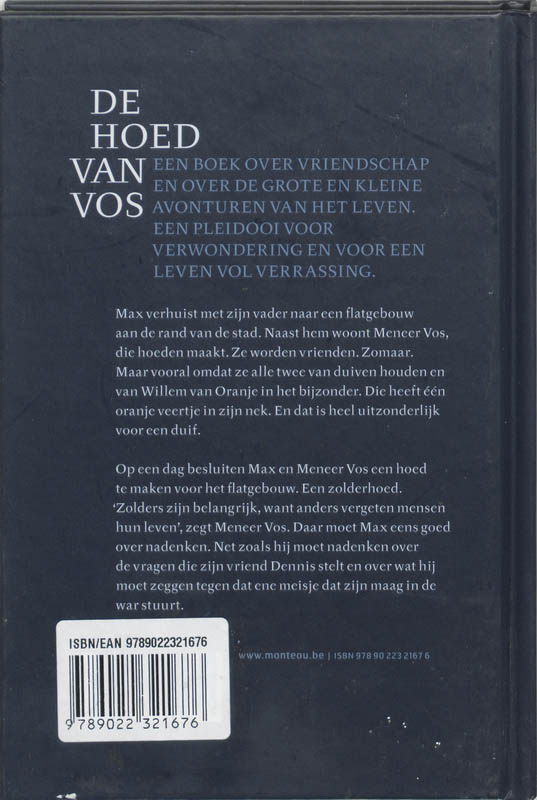 Achterkant van De hoed van Vos