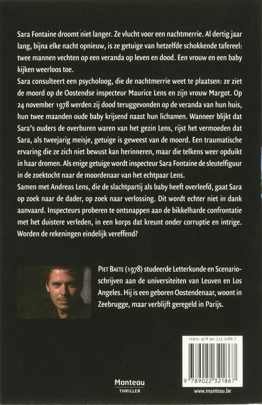 Achterkant van Dromen van de dood