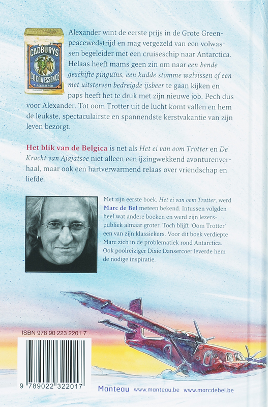Achterkant van Het blik van de Belgica