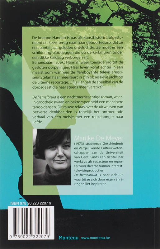 Achterkant van De hemelbruid
