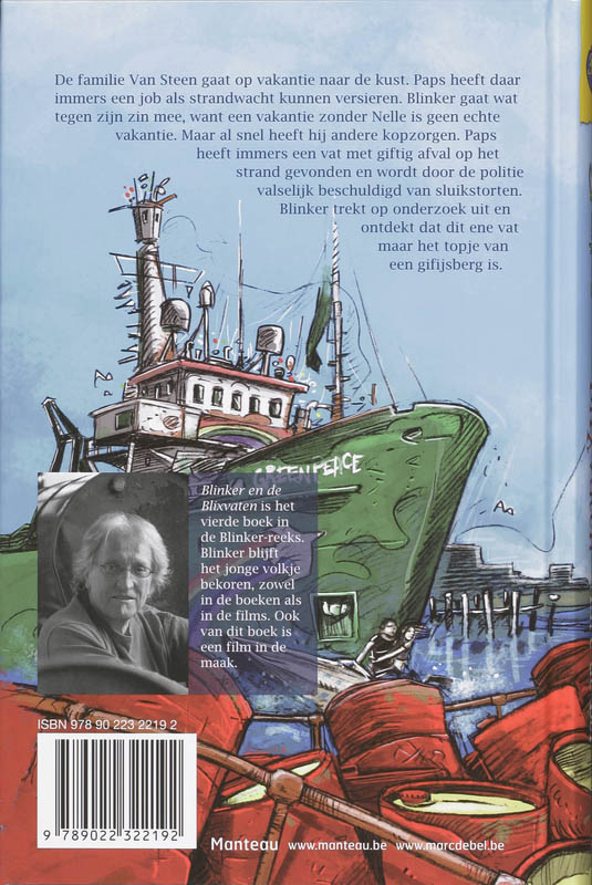 Achterkant van Blinker en de blixvaten