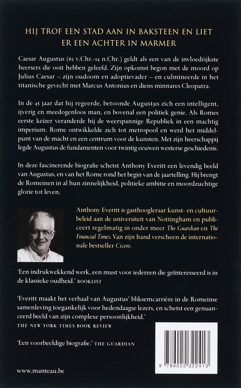 Achterkant van Augustus