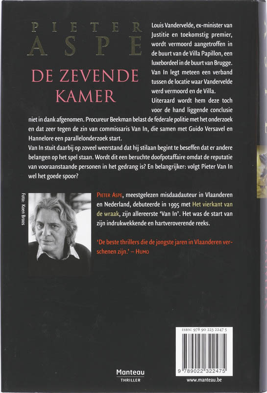 Achterkant van De zevende kamer