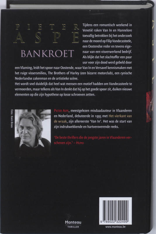 Achterkant van Bankroet