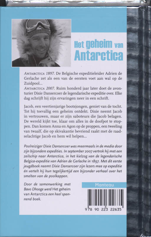 Achterkant van Het geheim van Antarctica