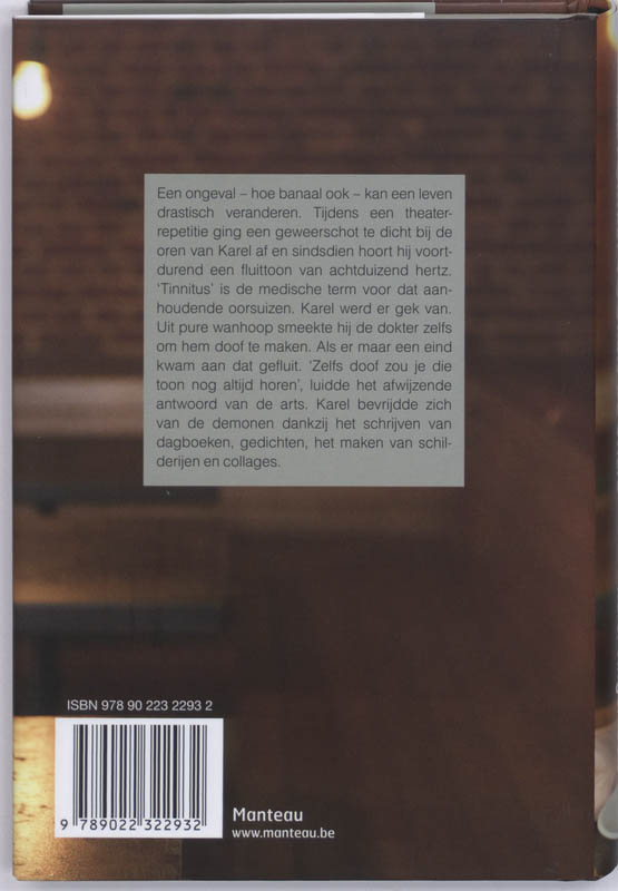Achterkant van Zelfportret voorbij de stilte