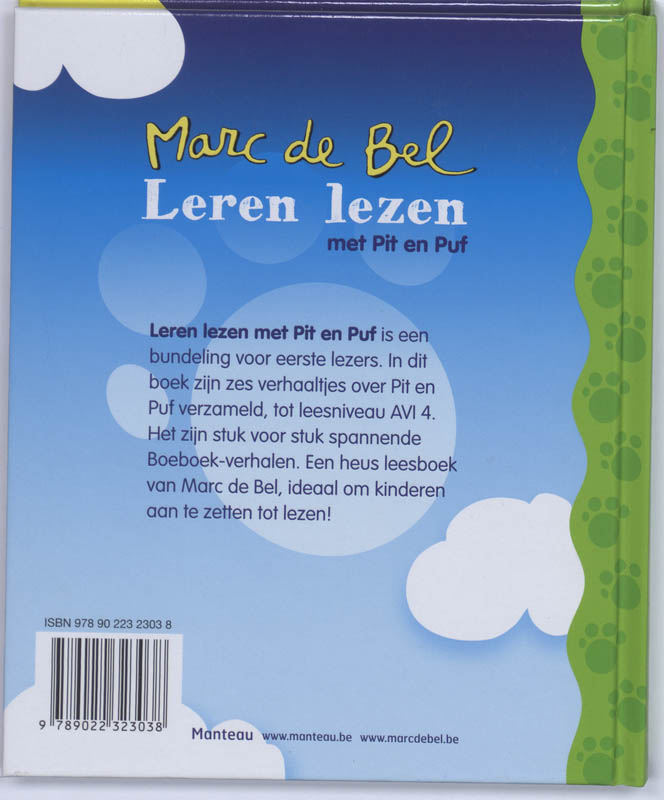 Achterkant van Leren lezen met Pit en Puf